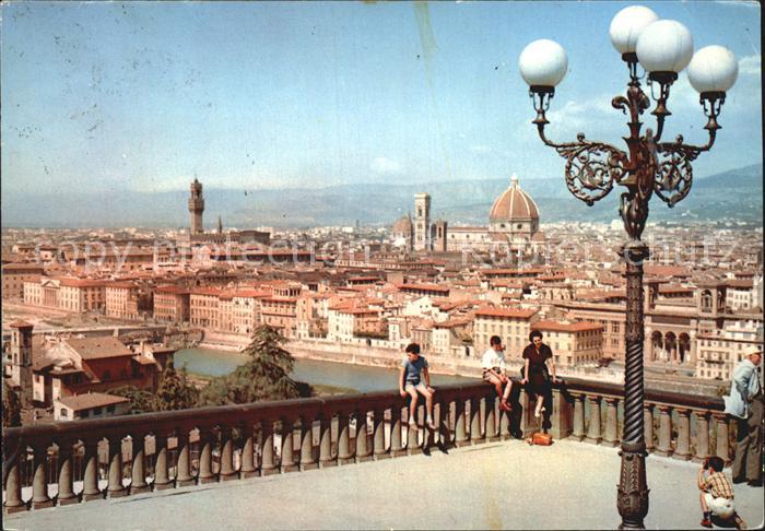 Firenze Florenz Brueckenpartie