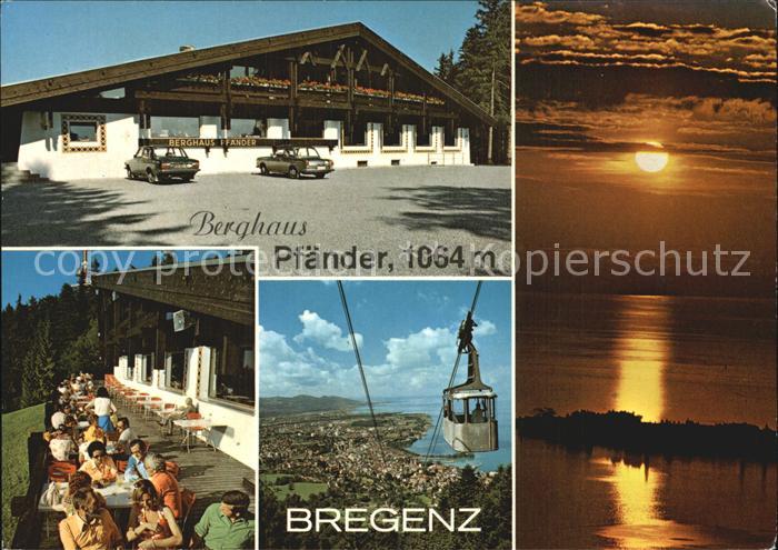Bregenz Vorarlberg Berghaus Pfaender Seilbahn