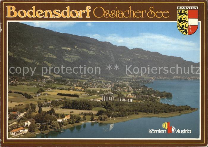Bodensdorf Steindorf Fliegeraufnahme Ossiacher See