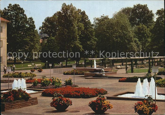 Bad Orb Platz mit Brunnen