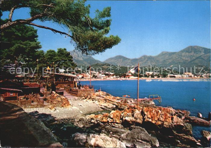 Menton Alpes Maritimes Partie am Meer