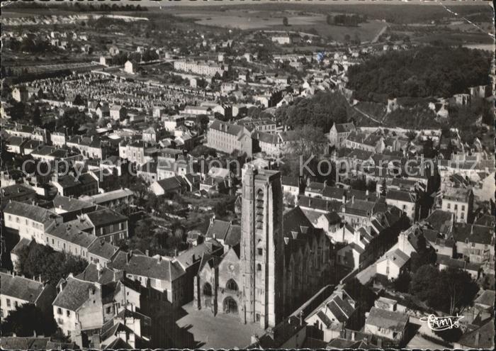 Chateau-Thierry Fliegeraufnahme avec Eglise St. Crepin