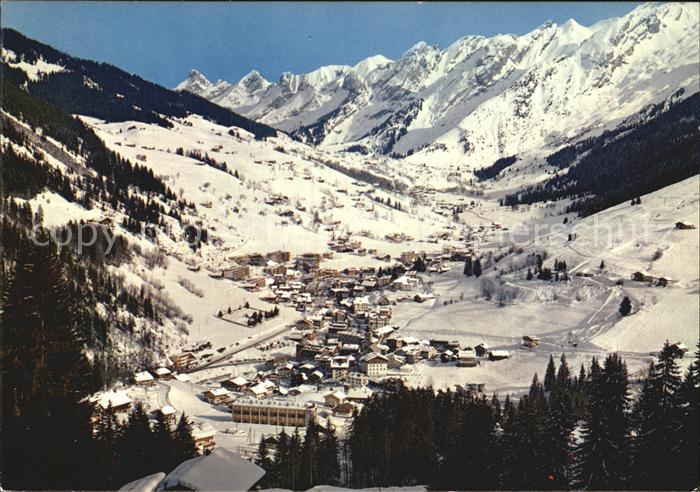 La Clusaz Fliegeraufnahme