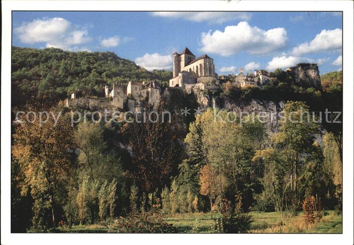 Saint-Cirq-Lapopie mit Kirche