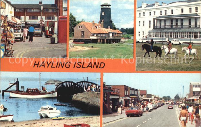 Hayling Island Leuchtturm Strassenpartie