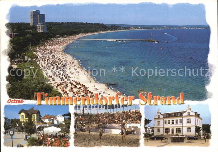 Timmendorfer Strand Fliegeraufnahme Strand