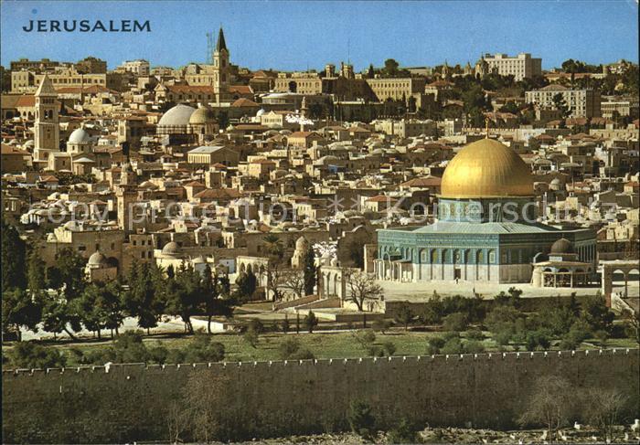 Jerusalem Yerushalayim Blick vom Oelberg aus