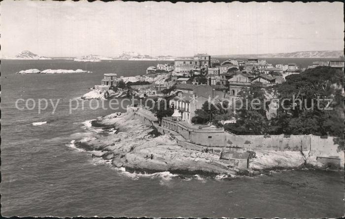 Marseille Bouches-du-Rhone Promenade de la Corniche Le Petit Nice Le Chateau d I
