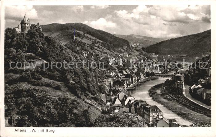 Altena Lenne mit Burg