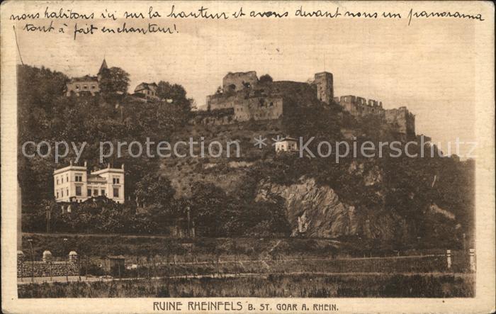 St Goar Ruine Rheinfels