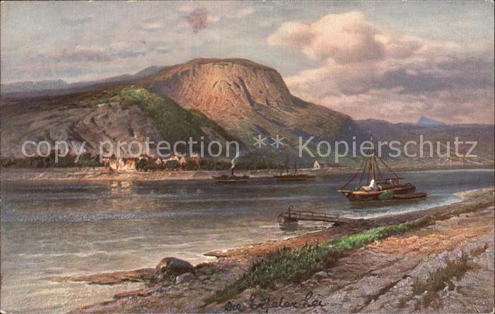 Erpel Rhein Die Erpeler Ley Kuenstlerkarte