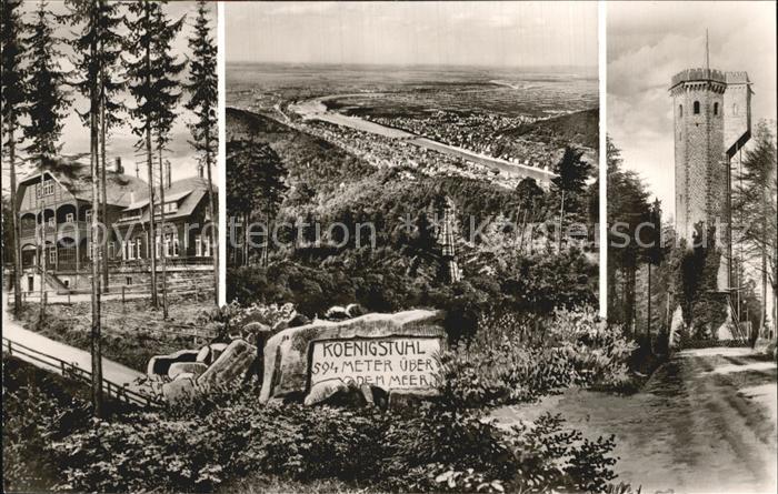Koenigstuhl Heidelberg Berggasthaus Panorama Aussichtsturm