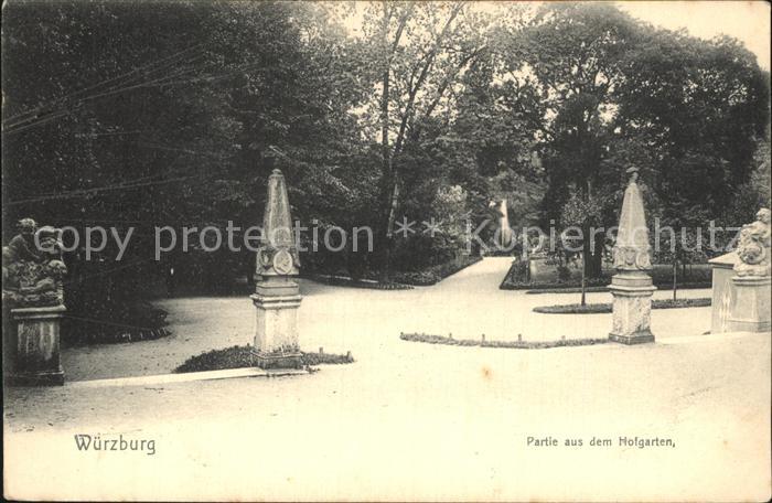 WueRZBURG Bayern Partie aus dem Hofgarten