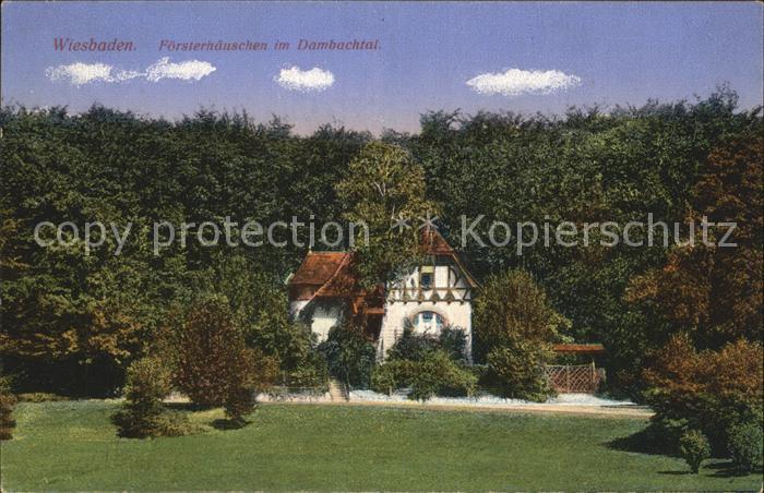 Wiesbaden Foersterhaeuschen im Dambachtal