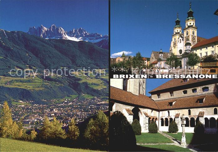 Brixen Suedtirol Eisacktal Panorama und Teilansichten