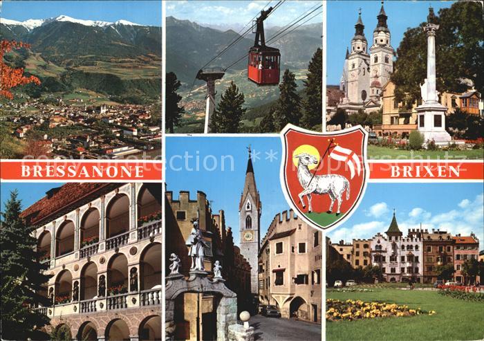 Brixen Suedtirol Total Seilbahn Kirche Denkmal Schloss