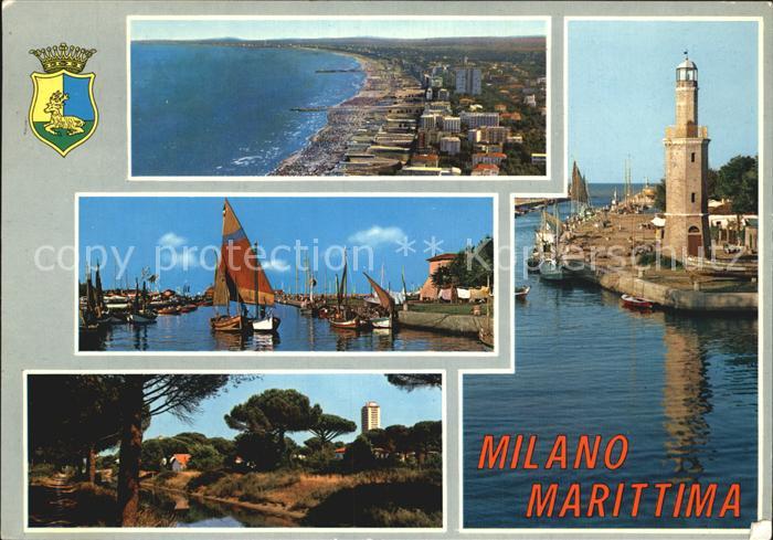 Milano Marittima Panorama Porto Canale Pineta e Canaletto Il faro