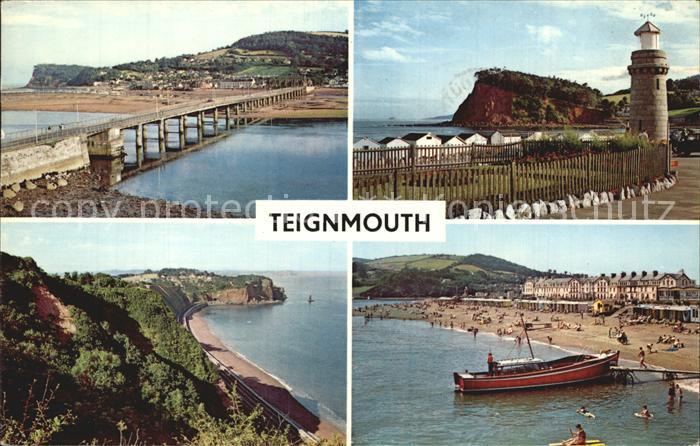 Teignmouth Teignbridge shaldon Bridge The Parson and Clerk Rocks The Ness The Be