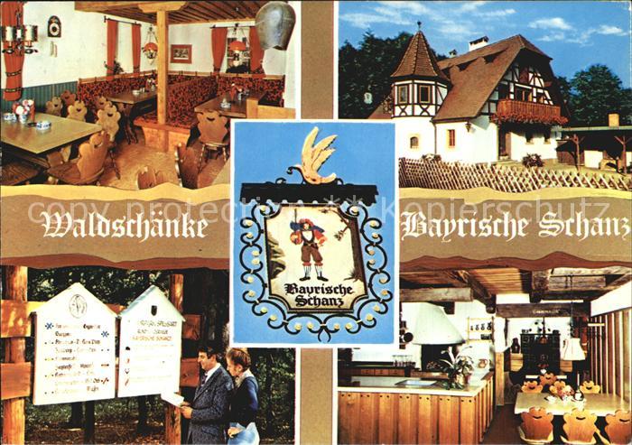 Ruppertshuetten Waldschaenke Bayrische Schanz Gaststube Theke