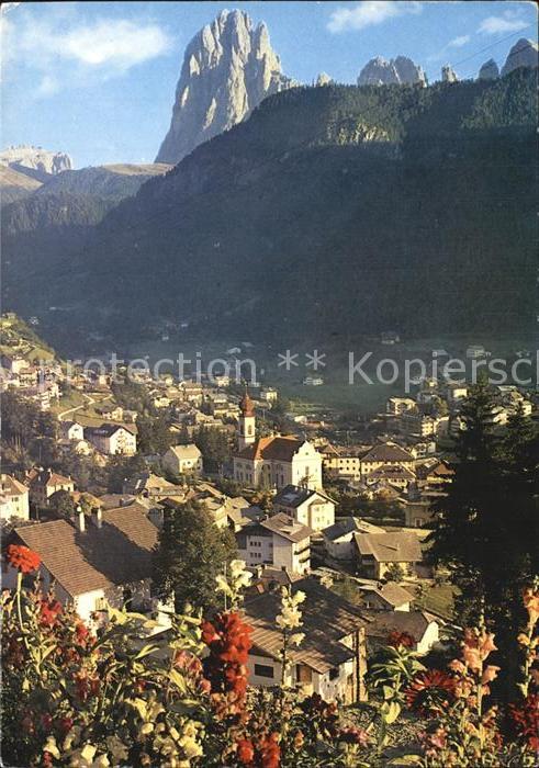 Ortisei St Ulrich Total mit Langkofelgruppe