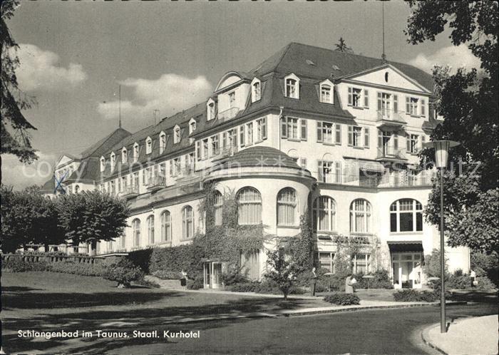 Schlangenbad Taunus Staatl Kurhotel