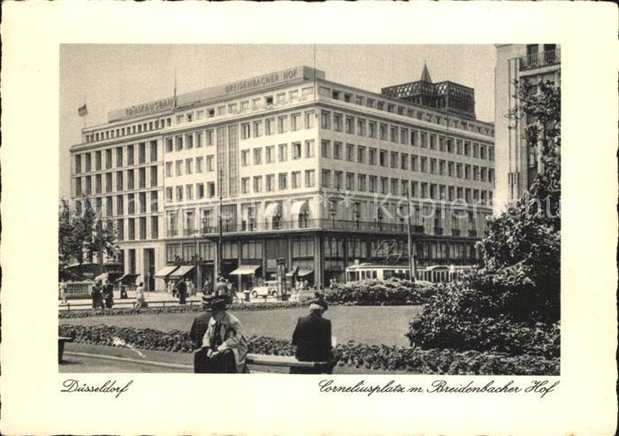 DuessELDORF  CITY Corneliusplatz mit Breidenbacher Hof