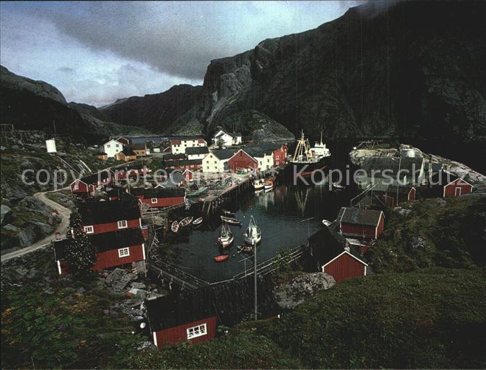 Norwegen Norge Nusfjord i Lofoten