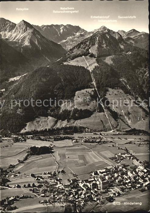 Hindelang Sesselbahn Rotspitze Nebelhorn Entschenkopf Sonnenkoepfe