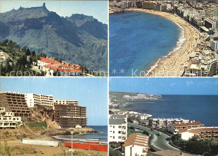 Gran Canaria Parador de Tejeda Vista aerea Play y Puerto Vista parcial de San Ag