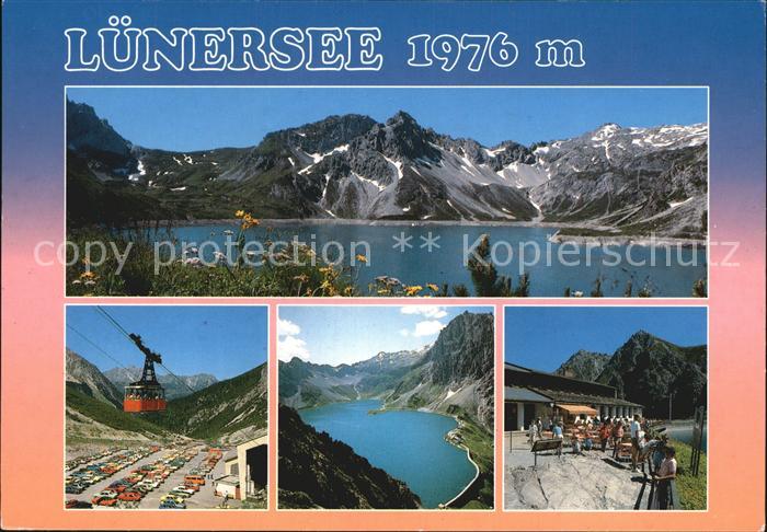 Luenersee Vorarlberg Panorama Seilbahn Total