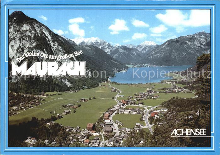 Maurach Tirol Panorama mit Achensee