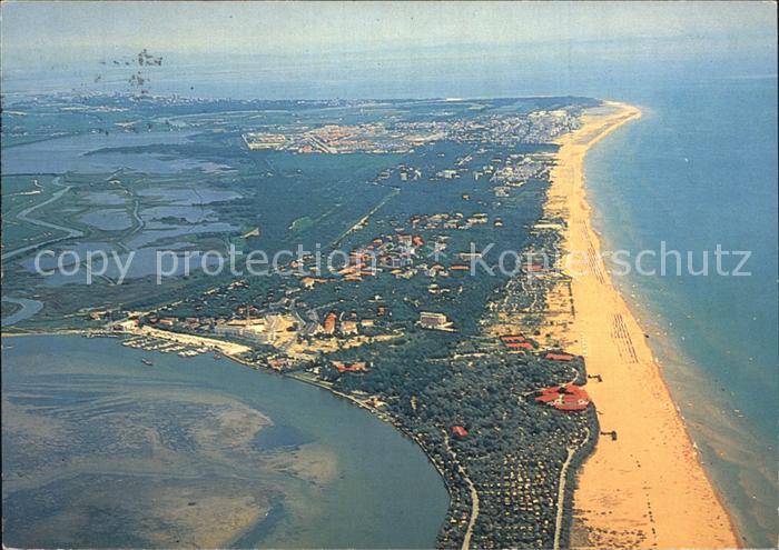 Bibione Strand Fliegeraufnahme
