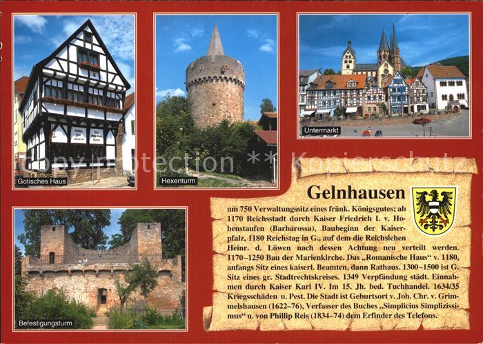 Gelnhausen Gotisches Haus Hexenturm Untermarkt Befestigungsturm