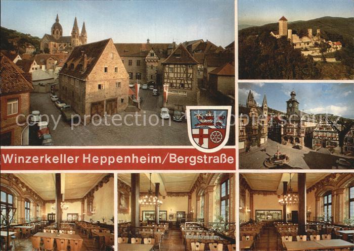 Heppenheim Bergstrasse Kirche Schloss Kurmainzer Amtshof Winzerkeller Heppenheim