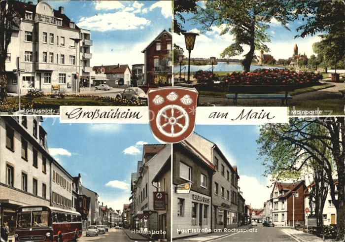 Grossauheim Rochusplatz Mainpartie Hauptstr am Rochusplatz