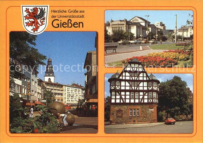 Giessen Lahn Teilansichten Fachwerkhaus