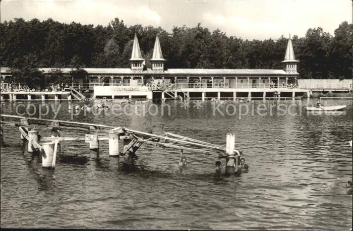 Heviz Strandreszlet Strand Badesteg Restaurant