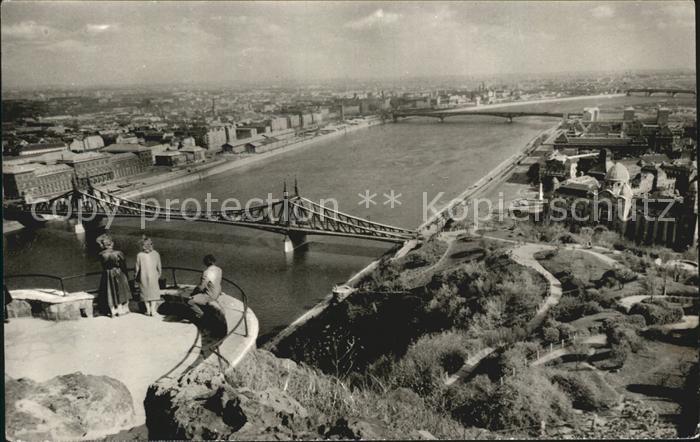 Budapest Latkep Panorama Blick ueber die Donau Aussichtsplattform