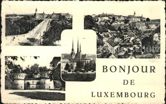 LUXEMBOURG  Luxemburg Teilansichten der Stadt