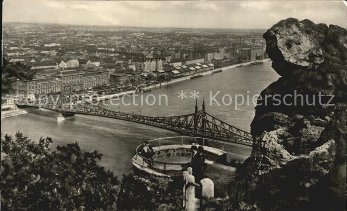 Budapest Latkep a Szabadsaghiddal Donau Bruecke