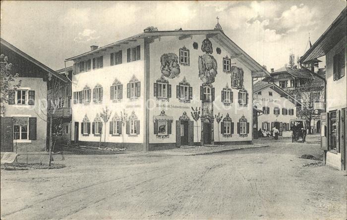 OBERAMMERGAU Bayern Bemaltes Haus