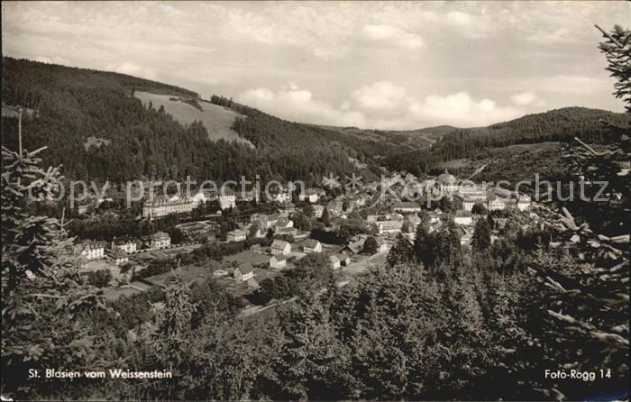 St Blasien Panorama Blick vom Weissenstein Schwarzwald