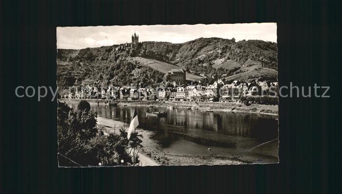 Cochem Mosel Panorama Blick zur Reichsburg