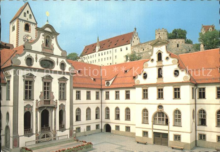 Fuessen Allgaeu Klosterhof Kloster St Mang Hohes Schloss