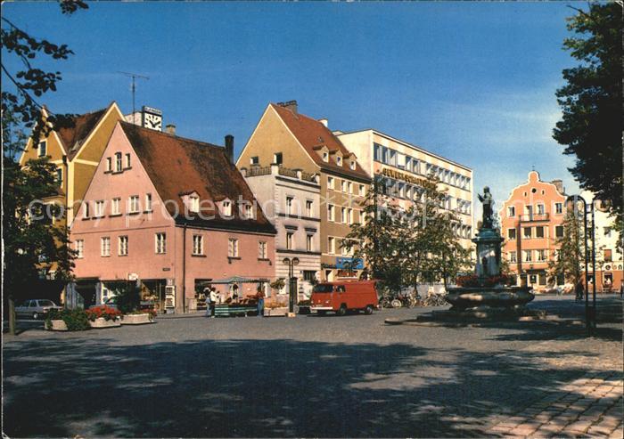 INGOLSTADT  CITY Paradeplatz Brunnen