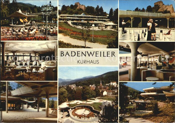 BADENWEILER BW Thermalkurort Schwarzwald Kurhaus Konzertpavillon Bodenschach