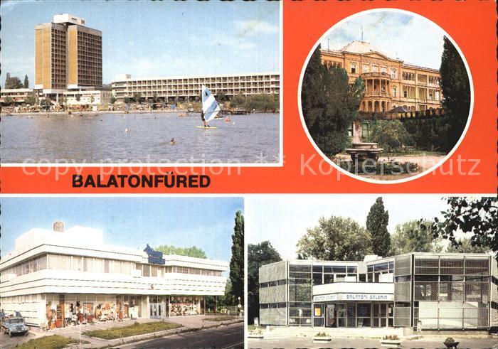 Balatonfuered Blick zum Strand Hotel Restaurant