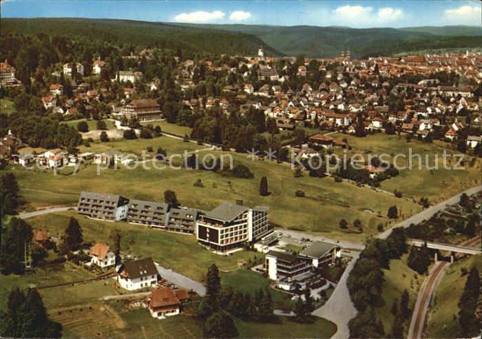 FREUDENSTADT BW Hoehenluftkurort Schwarzwald Fliegeraufnahme