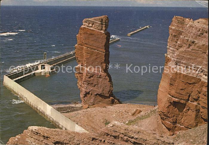 HELGOLAND Insel Schleswig-Holstein Lange Anna Wahrzeichen