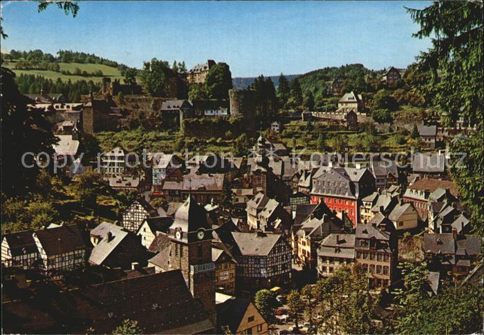 Monschau Montjoie NRW Panorama Altstadt